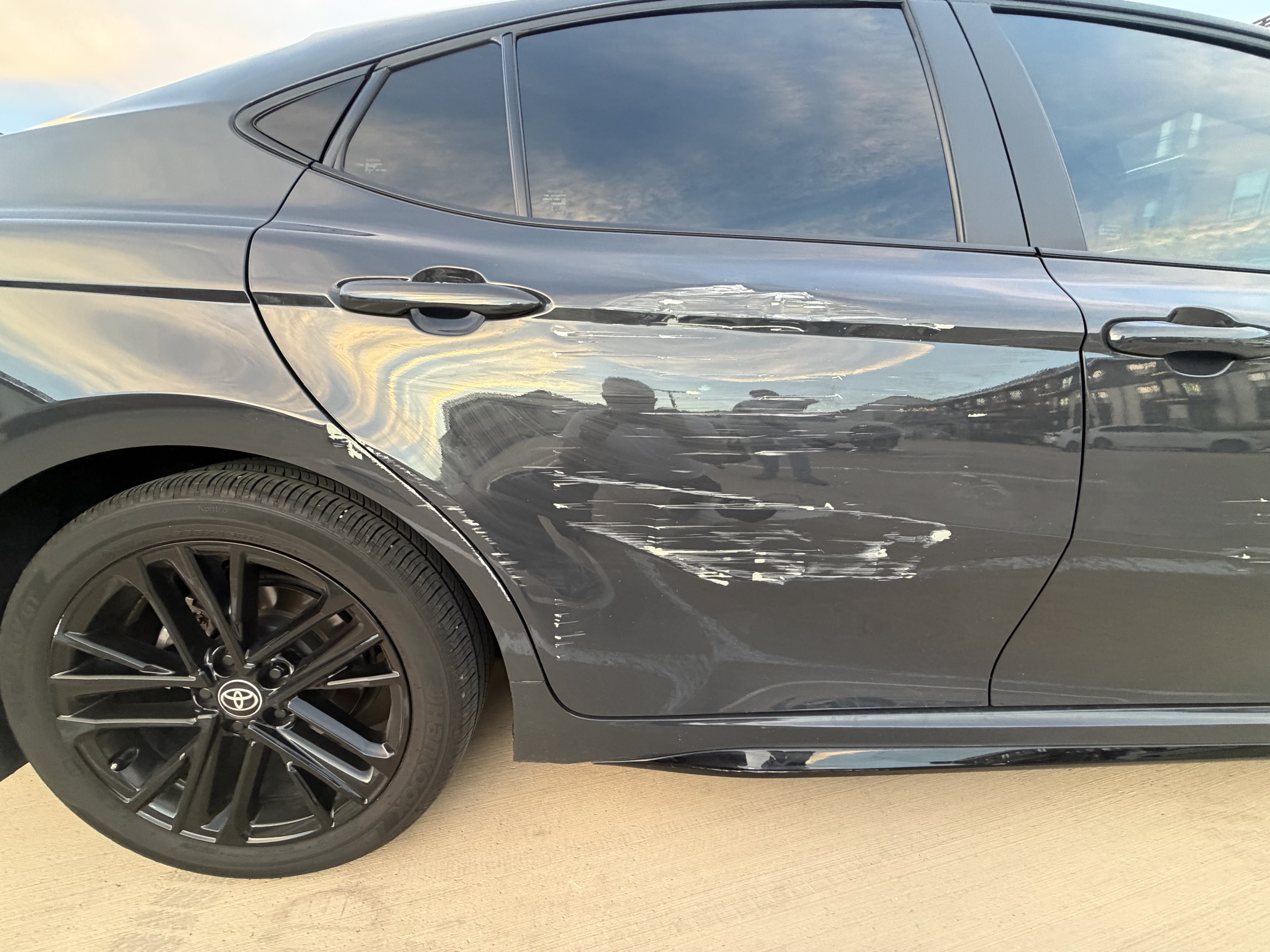 Before Collision Repair on 2025 Toyota Camry in Austin, TX - Auto Art